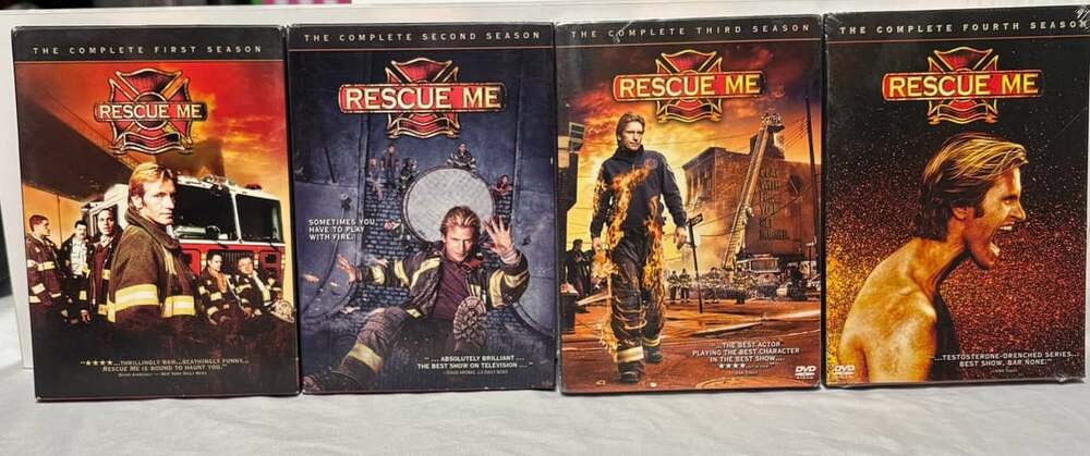 Rescue Me: Seasons 1, 2, 3, and 4 Complete DVD Box Sets Lot